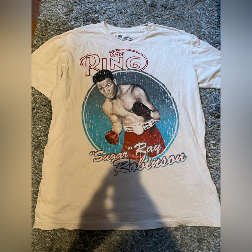 Sugar Ray Robinson Short Sleeve Shirt Size XXL